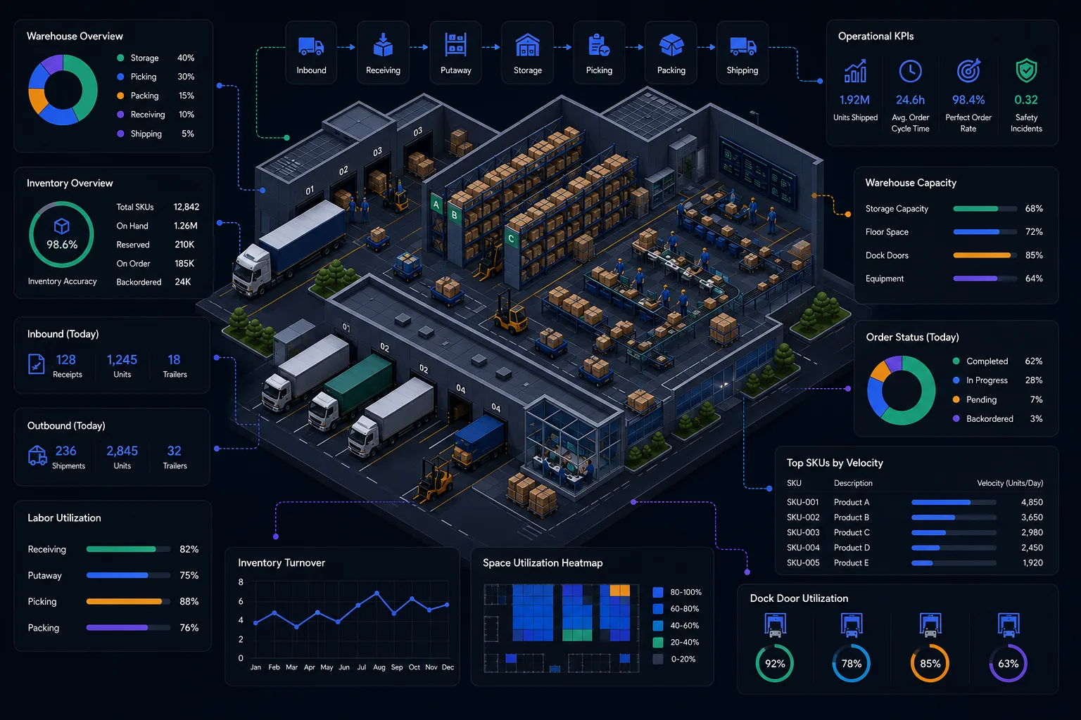 Warehouse picking and staffing operations